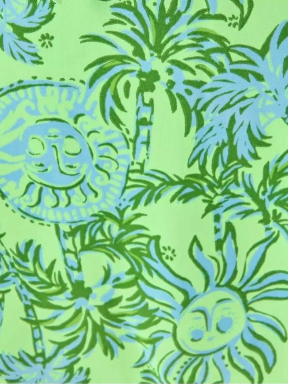 Lilly Pulitzer Olivine Short Sleeve Dress Cool Mint Catchin Rays Sz 6,MSRP $198 - Picture 5 of 7